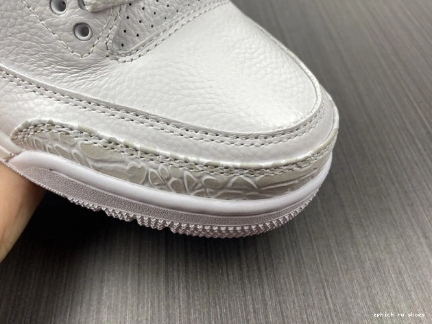 Rep White' Retro Jordan 3 PS 'Triple Air 429487-111 0707